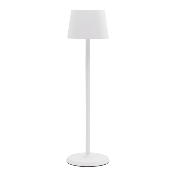 Securit Weiße dimmbare LED-Tischleuchte Georgina inkl. magnetischem Ladekabel