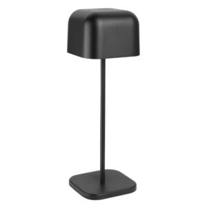 Olympia Lucca Tischlampe Quadratische Kuppel Schwarz 300mm