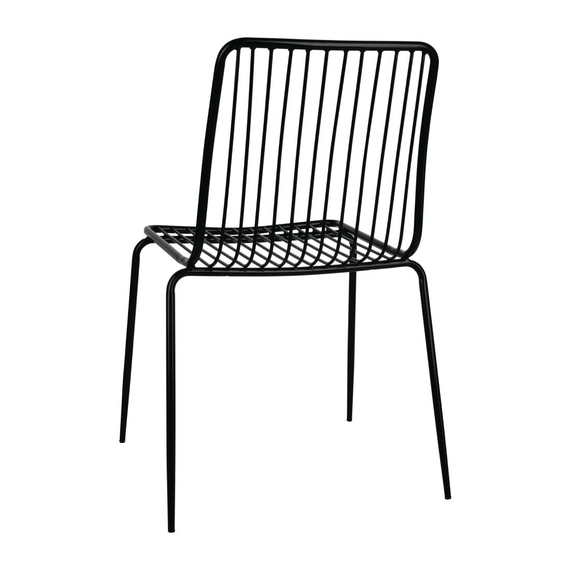 Bolero Stahldraht Esszimmerstühle (4 Stück)