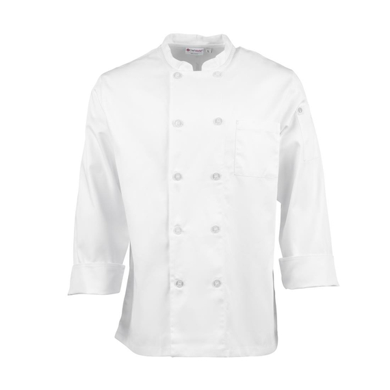 Chef Works Unisex Le Mans Chefs Jacke Weiß M