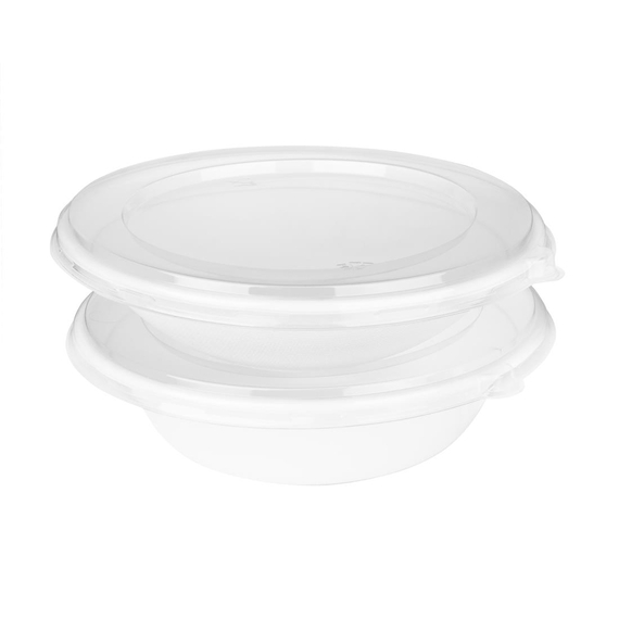 Fiesta Kompostierbare Bagasse Poke Bowl Böden 24oz (50 Stück)