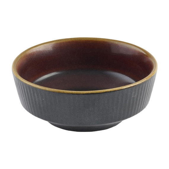 Churchill Nourish Tokyo Black Kochi Flache Schüssel 50 x 115 mm (12 Stück)