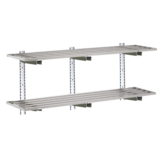 Gastro M Edelstahlwandregal 100cm breit