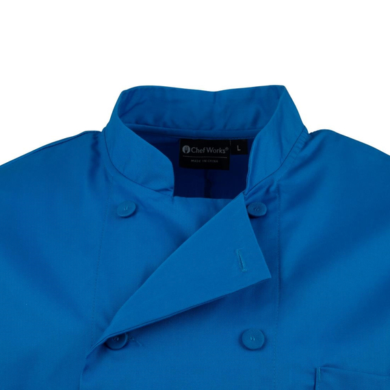 Chef Works Unisex Chefs Jacke Blau L