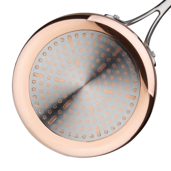 Vogue Tri-wall Kupfer Stieltopf Induktion 18cm
