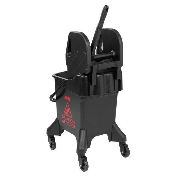 Jantex 20Ltr Hoher Wischeimer mit Wringer - Roter Druck