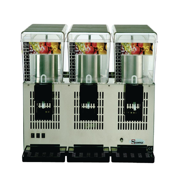 Santos Kaltgetränkedispenser 3 Schalen 34-3A