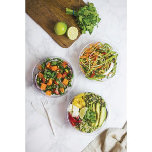 Vegware 185 Serie kompostierbare Salatschüsseln 710ml (300 Stück)