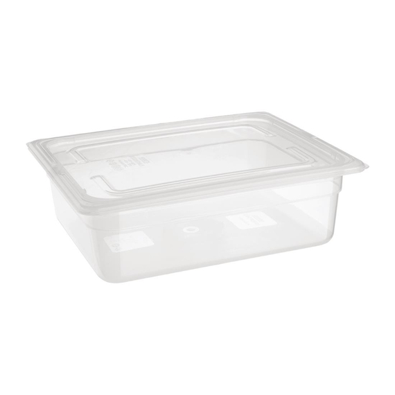 Nisbets Essentials GN 1/2 Polypropylenbehälter ohne Deckel 10cm