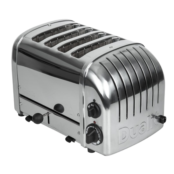 Dualit Kombi-Toaster 42174 Edelstahl 4 Schlitze