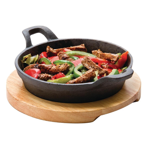 Olympia Holzbrett für Servierpfanne 18cm