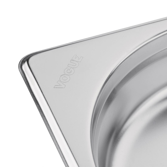 Vogue GN-Behälter Edelstahl 20cm GN1/2