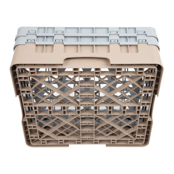 Cambro Gläserspülkorb beige mit 25 Fächern max Glashöhe 13,3cm