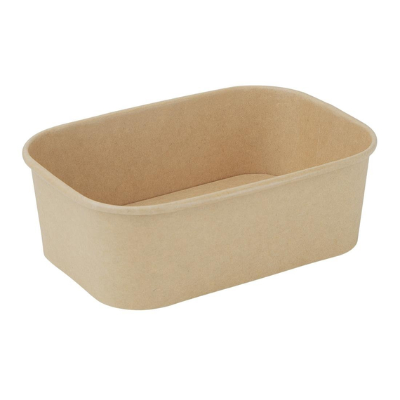 Fiesta Wiederverwendbare rechteckige Lebensmittelschalen 750ml (300 Stück)