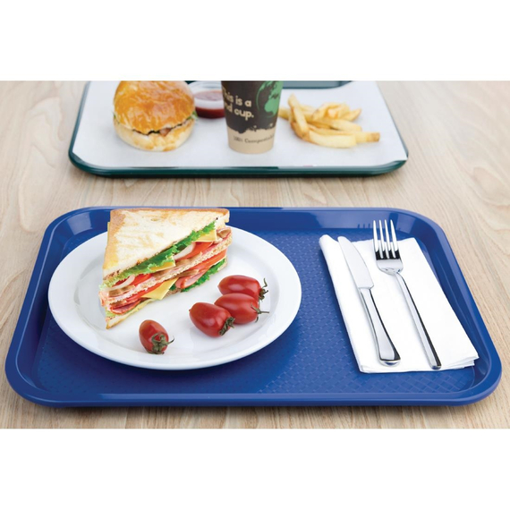 Olympia Kristallon Fast-Food-Tablett blau 41,5 x 30,5cm