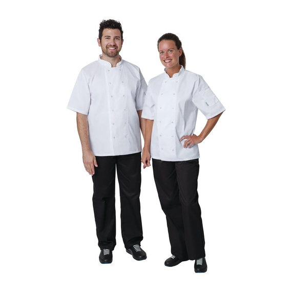 Whites Vegas Kochjacke kurze Ärmel weiß XXL
