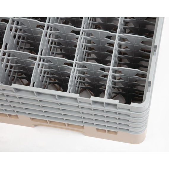 Cambro Gläserspülkorb beige mit 25 Fächern max Glashöhe 25,7cm