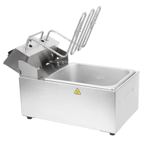 Buffalo Einzel-Elektrofritteuse mit Timer 5Ltr