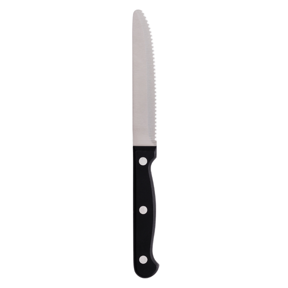 Olympia Gerundete Steakmesser Schwarz (12 Stück)