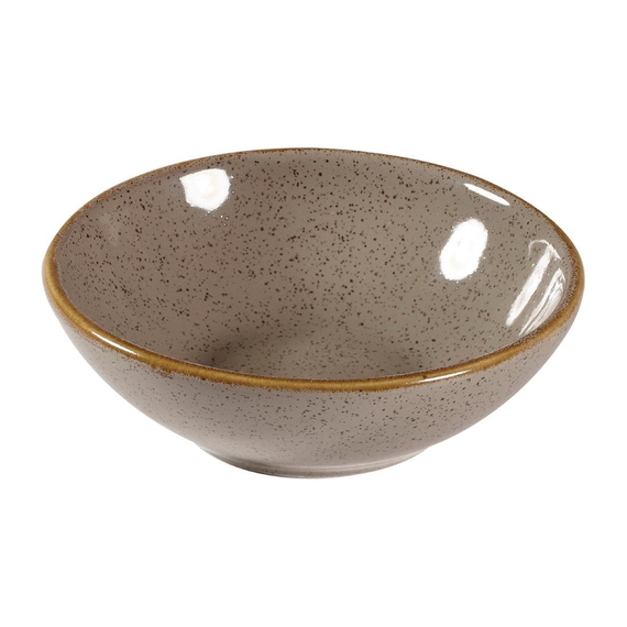 Churchill Stonecast Flache Schalen, Grau, 7 oz, 116 mm (12 Stück)