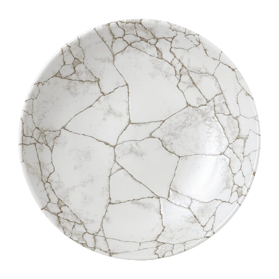 Studio Prints Kintsugi Achatgraue Coupe-Schüsseln, 248 mm, (12 Stück)