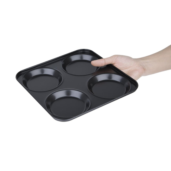 Vogue antihaftbeschichtete Yorkshire-Pudding-Formen 4 Formen