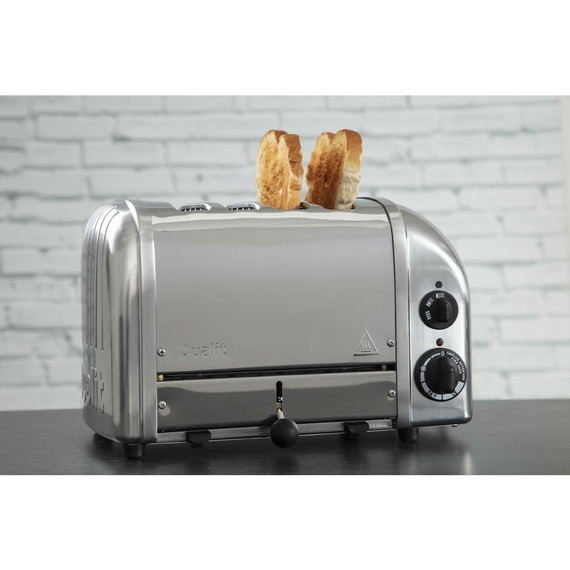 Dualit Kombi-Toaster 42174 Edelstahl 4 Schlitze