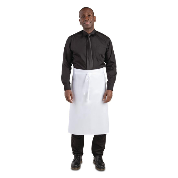 Whites Küchenschürze weiß