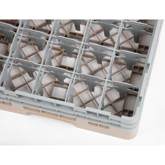Cambro Gläserspülkorb beige mit 25 Fächern max Glashöhe 13,3cm