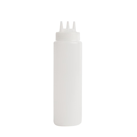 Vogue klare Quetschflasche mit 3 Düsen 24oz