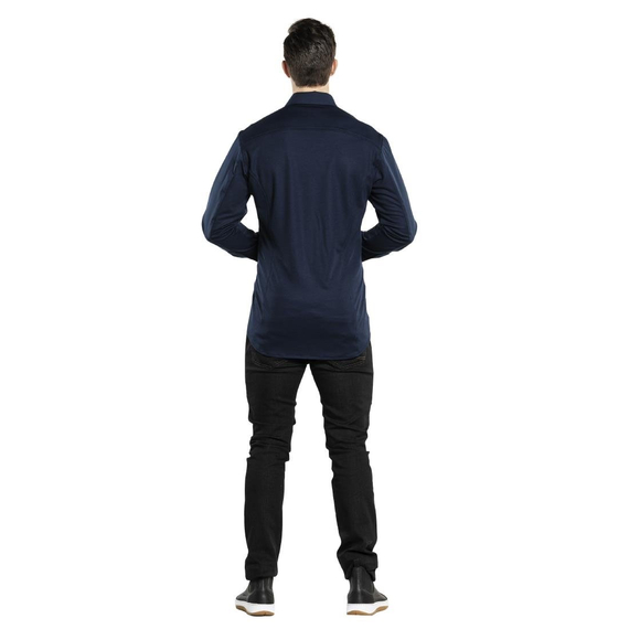 Chaud Devant Herren UFX Marineblaues Hemd XS