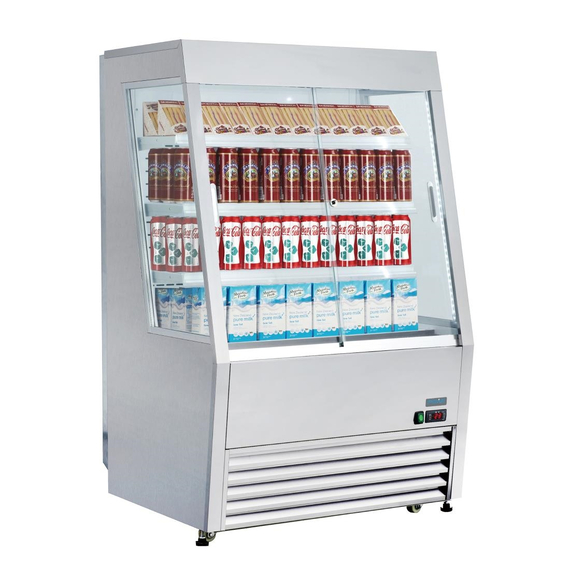 Polar G-Serie energieeffizienter Multideck-Display-Kühlschrank 918mm