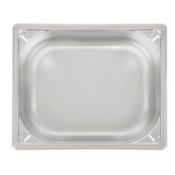 Vogue Strapazierfähiger GN-Behälter 1/2 Edelstahl 100mm