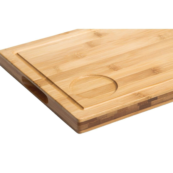 Olympia Steakbrett Bambus mit Aussparung 31 x 24cm