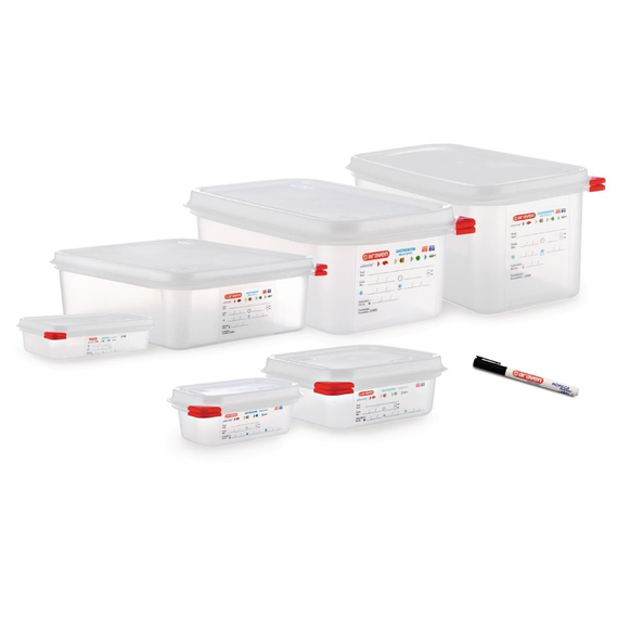 Araven Polypropylen 1/3 Gastronorm-Nahrungsbehälter 6Ltr (4 Stück)