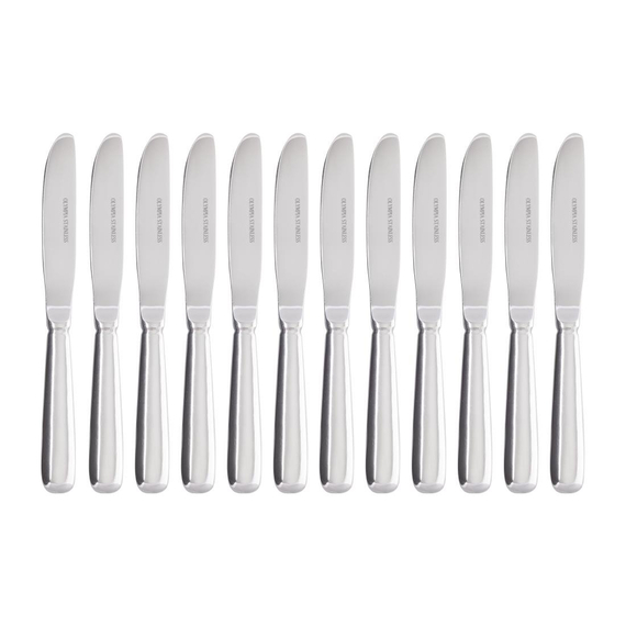 Olympia Baguette Dessertmesser (12 Stück)