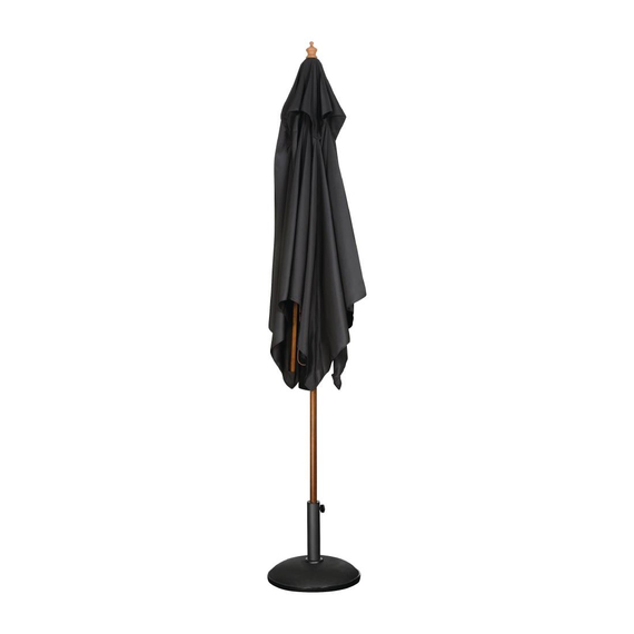 Bolero quadratischer Sonnenschirm schwarz 2,5m