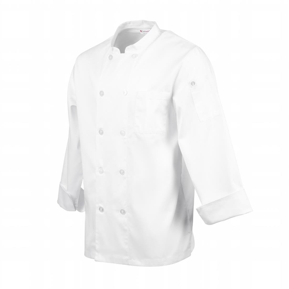 Chef Works Unisex Le Mans Chefs Jacke Weiß M