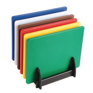 Sonderangebot Hygiplas Niedrige Dichte Schneidebretter und Messer Set (6 Stück)