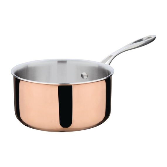 Vogue Tri-wall Kupfer Stieltopf Induktion 18cm