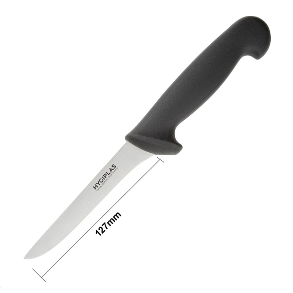 Hygiplas Ausbeinmesser schwarz 12,5cm