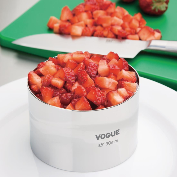 Vogue Moussering Edelstahl 6 x 9cm