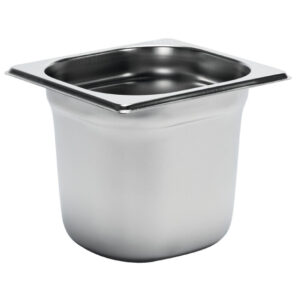 Gastro M Edelstahl GN-Behälter 15cm GN1/6