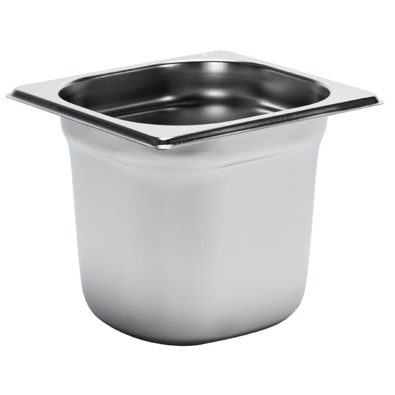 Gastro M Edelstahl GN-Behälter 15cm GN1/6