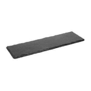Olympia rechteckige Servierplatte aus Schiefer 30 x 10cm (4 Stück)