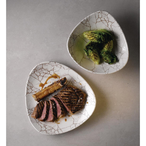 Churchill Studio Prints Kintsugi Achatgraue Lotusteller, 177 mm, (12 Stück)