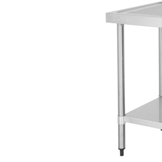 Vogue Doppelspüle mit zwei Abtropfflächen 2100mm