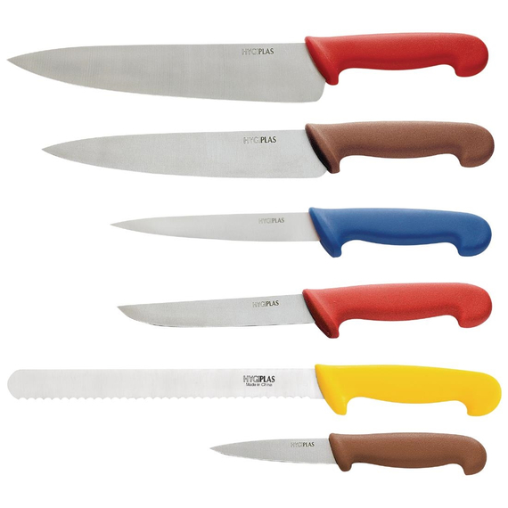 Hygiplas Farbcode Messerset 7-teilig