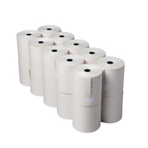 Olympia Nicht-Thermo 2-lagig Weiß Und Gelb Kassenrolle 76 X 70mm (20 Stück)