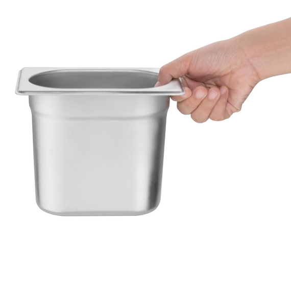 Vogue Edelstahl 1/9 Gastronorm-Behälter 150mm